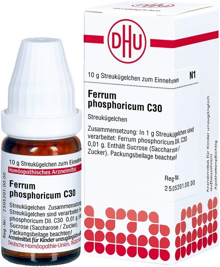 DHU Ferrum phosphoricum C30, 10 g Globuli